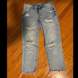 Light wash blue Garage jeans